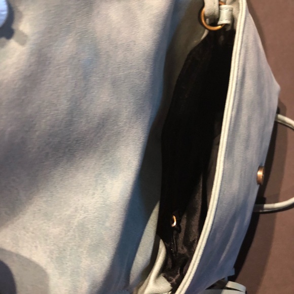 Tael green bag vegan leather with fringe tassel - Picture 5 of 8